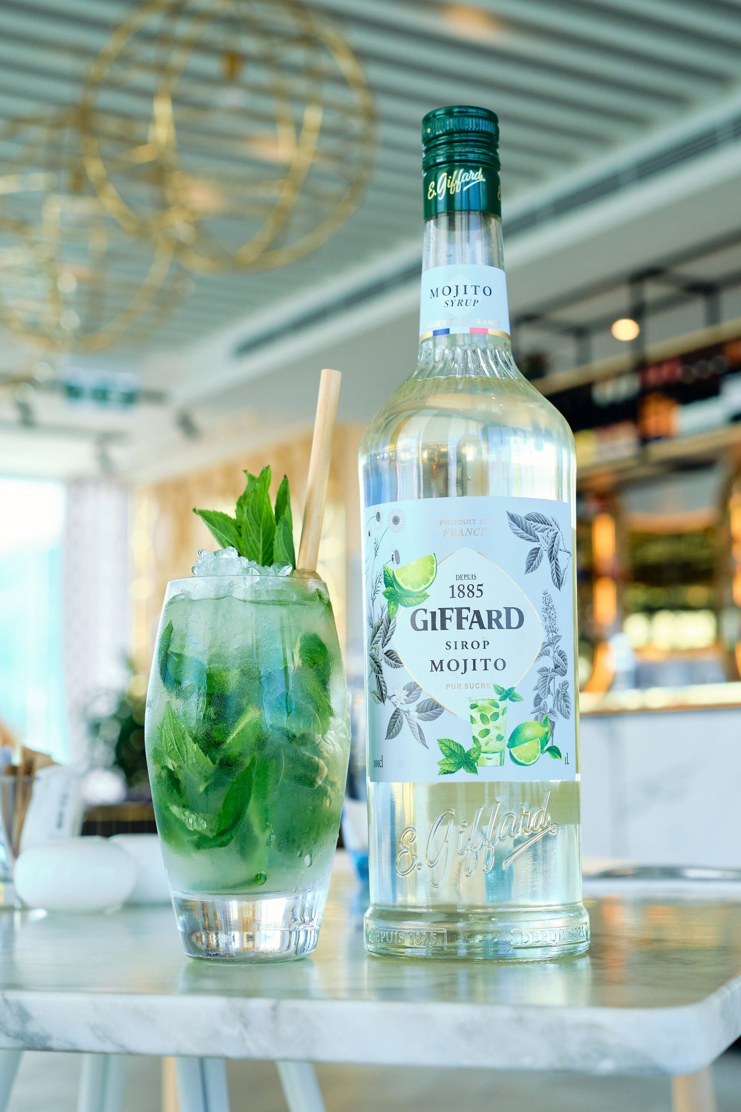 Giffard Mint & Lime Syrup - 1L