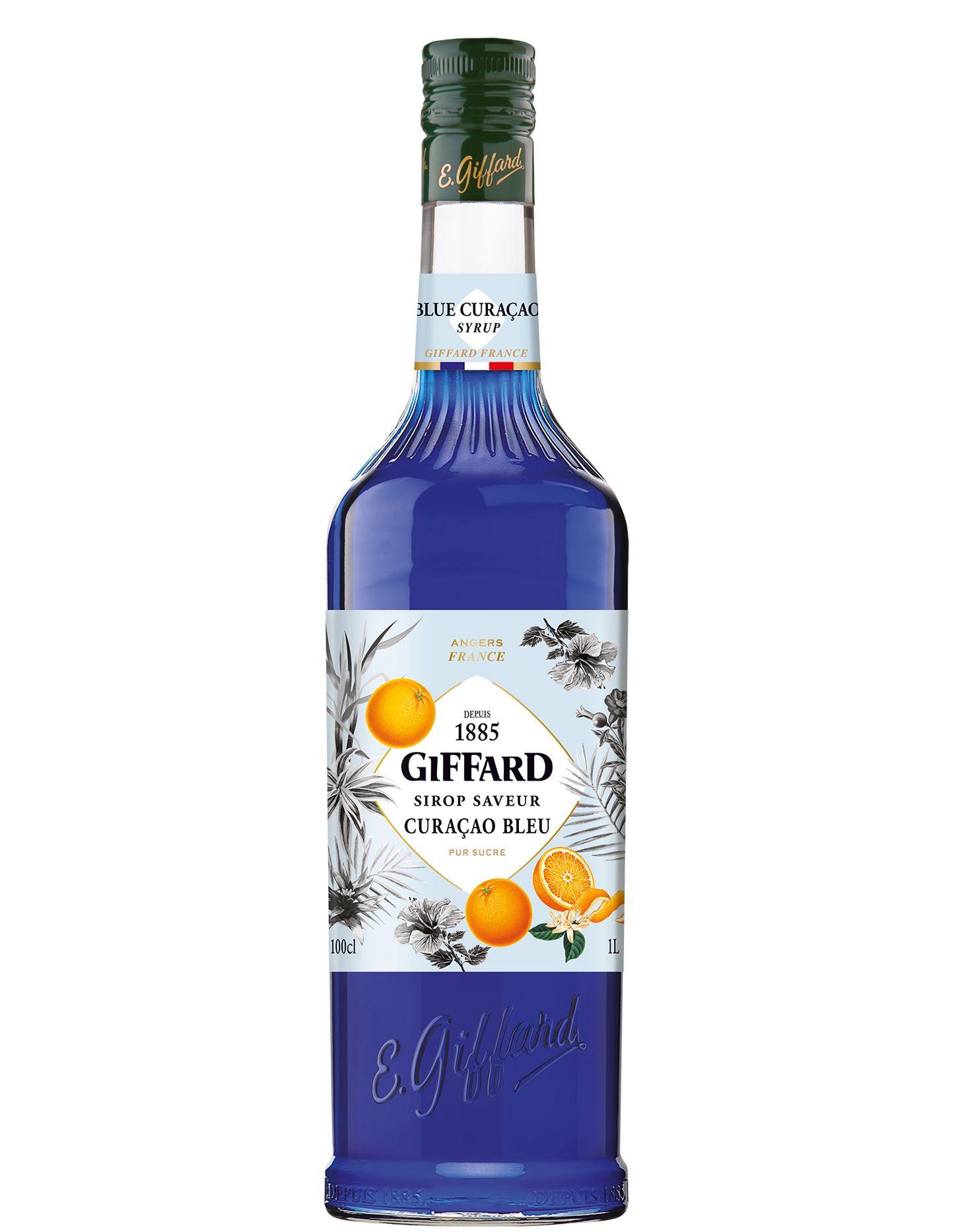 Giffard Blue Curacao Syrup - 1L