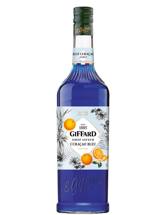 Giffard Blue Curacao Syrup - 1L